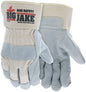 Big Jake® Double Leather Palm Gloves, Split Cowhide, Premium A+ Grade, Safety Cuff