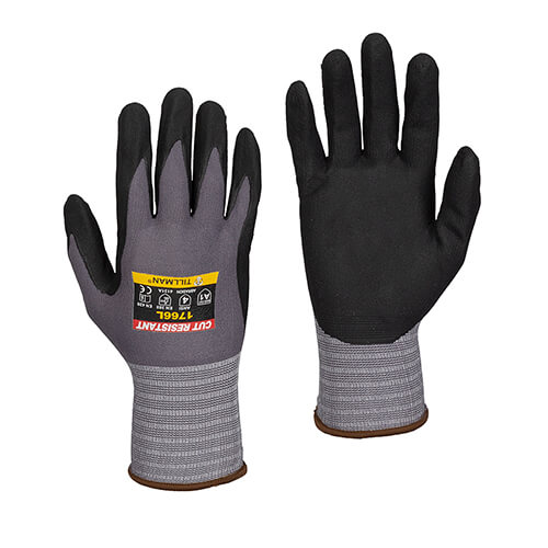 1766 Nitrile Micro-Foam Nylon Knit Glove, EN 388 4131