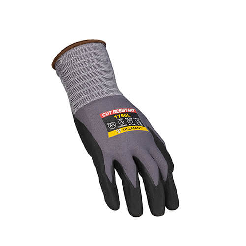 1766 Nitrile Micro-Foam Nylon Knit Glove, EN 388 4131