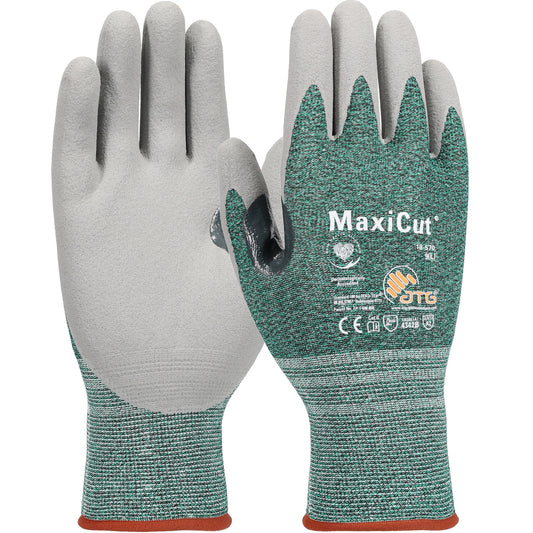 MaxiCut® Seamless Knit Engineered Yarn Glove with Nitrile Coated MicroFoam Grip on Palm & Fingers