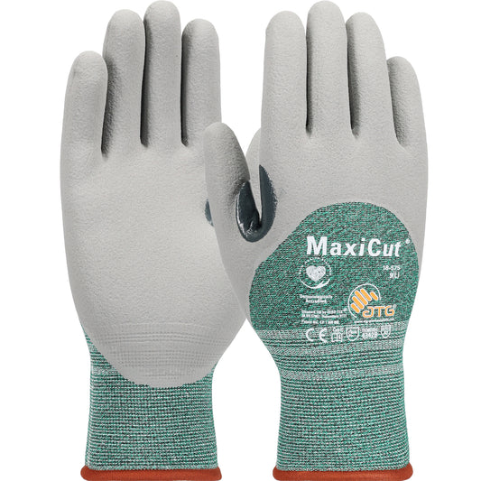 MaxiCut® Seamless Knit Engineered Yarn Glove with Nitrile Coated MicroFoam Grip