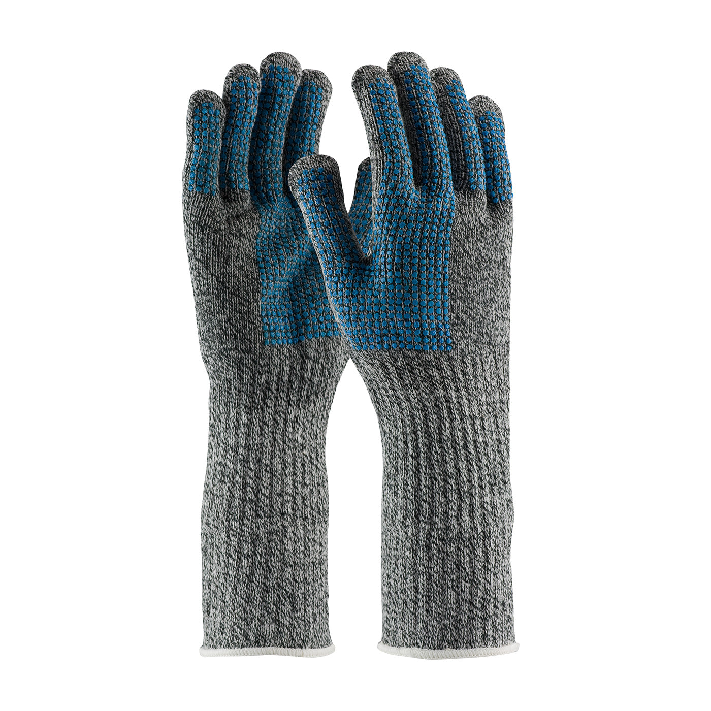 Kut Gard®: Dyneema® Blended Slabbers Glove with Extended Cuff and Double-Sided PVC Dot Grip