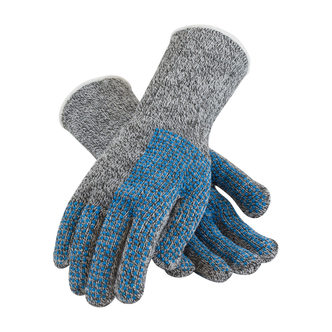 Kut Gard®: Dyneema® Blended Slabbers Glove with Extended Cuff and Double-Sided PVC Dot Grip