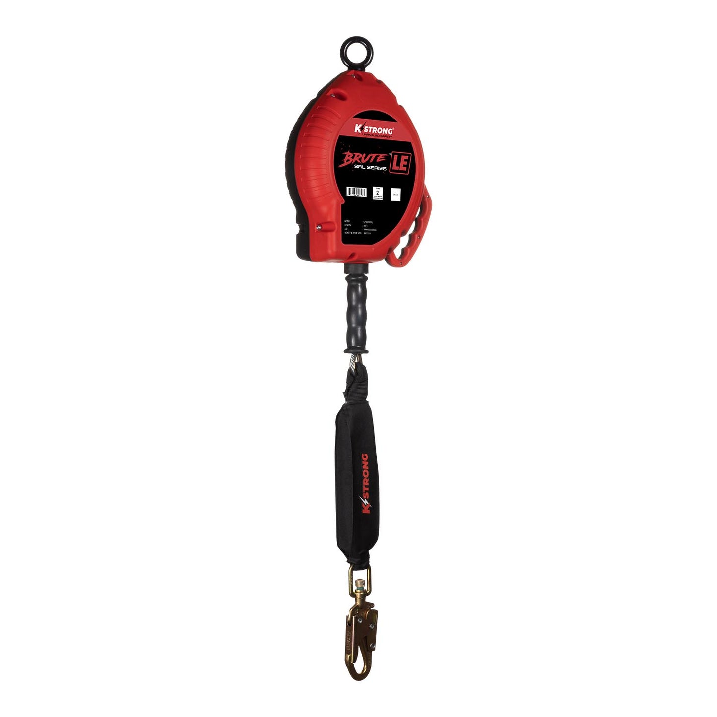 KStrong® BRUTE™ LE 50 ft. Cable Leading Edge SRL with Swivel Snap Hook. Includes Installation Carabiner and Tagline (ANSI)