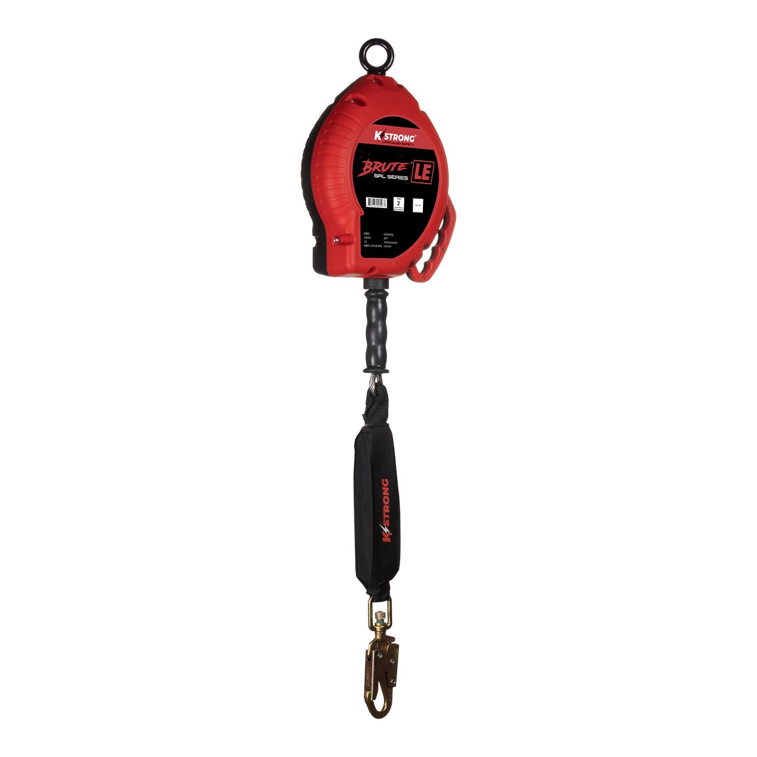 KStrong® BRUTE™ LE 50 ft. Cable Leading Edge SRL with Swivel Snap Hook. Includes Installation Carabiner and Tagline (ANSI)