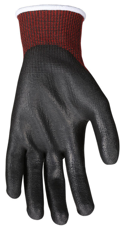 90752 - MCR Safety CutPro® - 15 Gauge Dyneema® Diamond Technology - Cut Resistant Work Gloves - Polyurethane (PU) Coated Palm and Fingertips - Micro-particle Boosted High Strength Fiber Provides Cool Touch Comfort and Maximum Durability