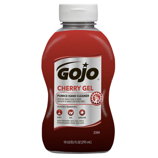GOJO Cherry Gel Pumice Hand Cleaner 10 Fl oz - 2354-08