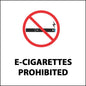 ZING Decal, No E-Cigarette Smoking 4X4 Pk 2 - 1868D