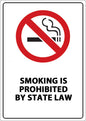 ZING No Smoking State Law Label, 7X5, 2-Pk - official Zing product image 1