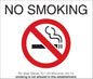 ZING No Smoking Decal, Wisconsin, 7Inwx5Inh, 2-Pk - 1881D