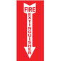ZING Sign, Fire Extinguisher, 3.25"Wx14"H, Plastic - 1885