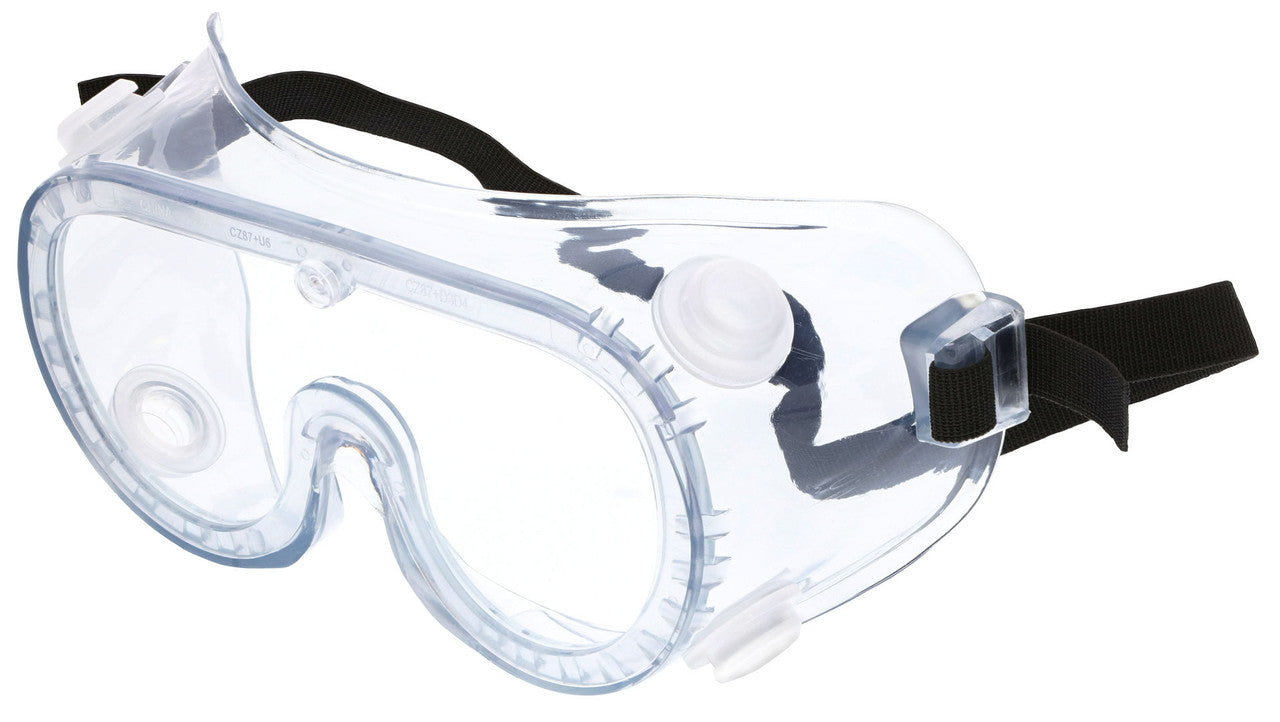 MCR Safety 22 - The 22 Series Safety Goggles Provide a Variety of Styles Ranging from Direct Vented, Indirect Vented, and Ventless - Coated and Uncoated Lens Versions - Various Strap Options — Sold by Pair — manufacturer image 3