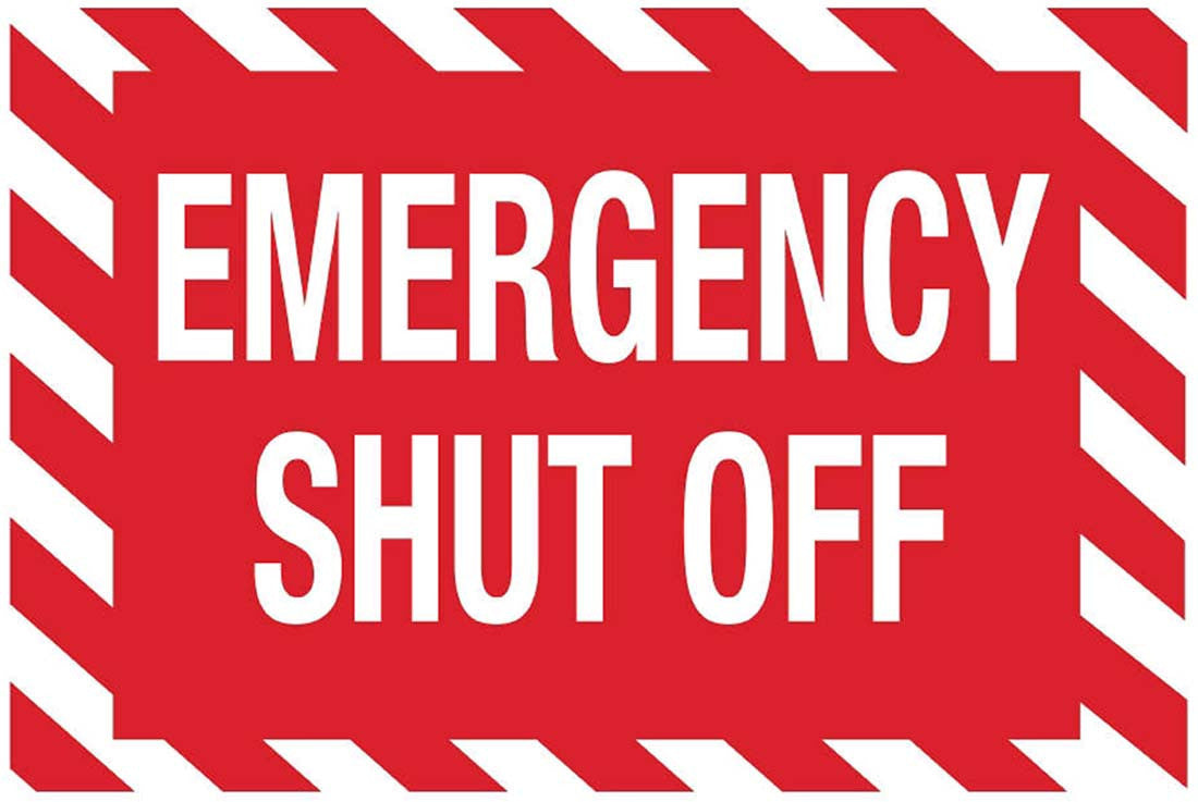 EMERGENCY SHUT OFF
