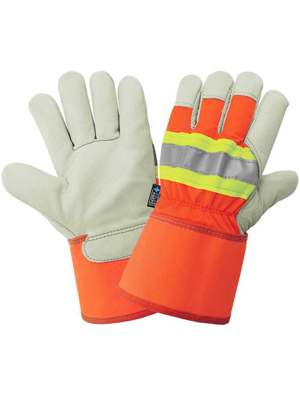 Global Glove - 2950HV - Leather Palm Gloves - insulated - green