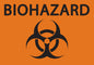 ZING Biohazard Sign, 7X10 Plastic - 1912