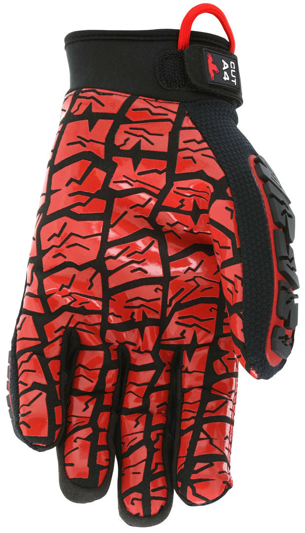 PD2909 - Predator® Mechanics Work Gloves - Impact Resistant Back - HyperMax® HPPE Cut Resistant Palm Liner - Synthetic Leather Palm with Tire Tread Grip - Patented Tire Tread TPR Back-of-Hand Protection - TPR Back Provides Excellent Impact Protection