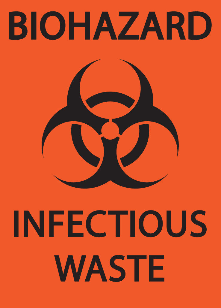 BIOHAZARD INFECTIOUS WASTE