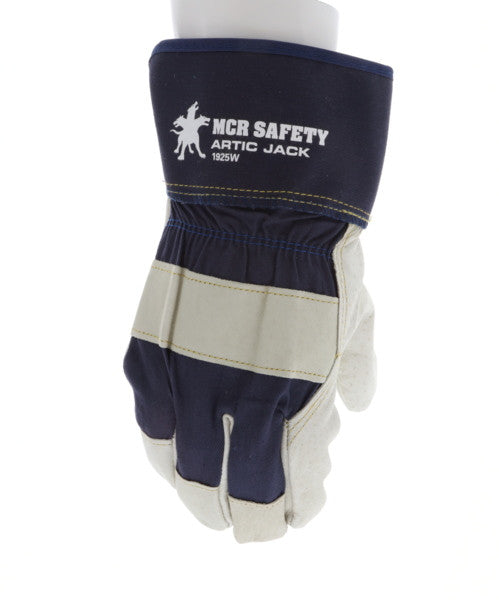 1925W_ - 1925WL - 136964 - 360 - Leather palm work gloves – MCR Safety Group 1925W Arctic Jack® – pigskin leather with wool l