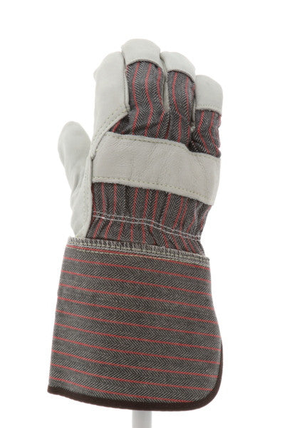 1933_ - 1933L - 145153 - Leather palm work gloves – MCR Safety Group 1933 – grain leather construction with 4.5-inch gauntlet