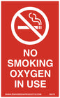 ZING Self Adhesive, 5X3, Oxygen In Use - No Smoking On, 2/Pk - official Zing product image 1
