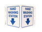 ZING Sign, Hand Washing Station, V Style Sign - official Zing product image 1