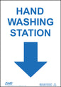 ZING Sign, Hand Washing Station, 14X10 Aluminum - official Zing product image 1