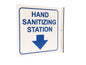 ZING Sign, Hand Sanitizing Station, L Style Sign - official Zing product image 1