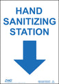 ZING Sign, Hand Sanitizing Station, 10X7 Adhesive - official Zing product image 1