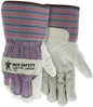 Artic Jack Grain Pigskin Leather Palm Gloves, Thermosock Lined, Rubberized Safety Cuff