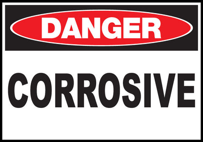 ZING Sign, Danger, Corrosive 7X10 In. Aluminum.. - official Zing product image 2