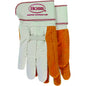 Boss 1BC28372 – Regular Grade Chore Glove with Double Layer Palm, Cotton Back and Nap-Out Finish - Rubberized Safety Cuff