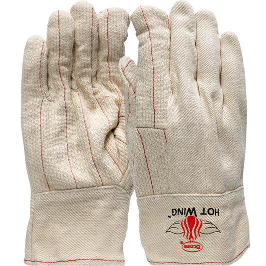 Boss 1BC42128ANP – Extra Heavy Weight Cotton Hotmill Glove with Felt Lining - Band Top - No Print