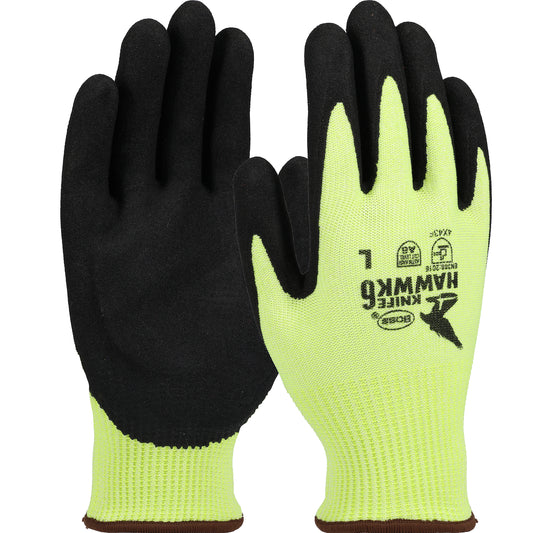 Knife Hawwk™: Seamless Knit PolyKor Blended Glove with