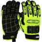 Boss® Synthetic Leather Palm with Fabric Back and TPR Impact Protection - Adjustable Wrist