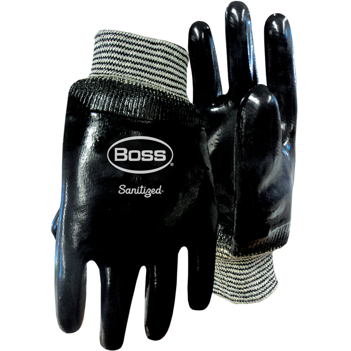 Boss 1SN2510 – Black Heavyweight Neoprene with Interlock Liner and Smooth Grip