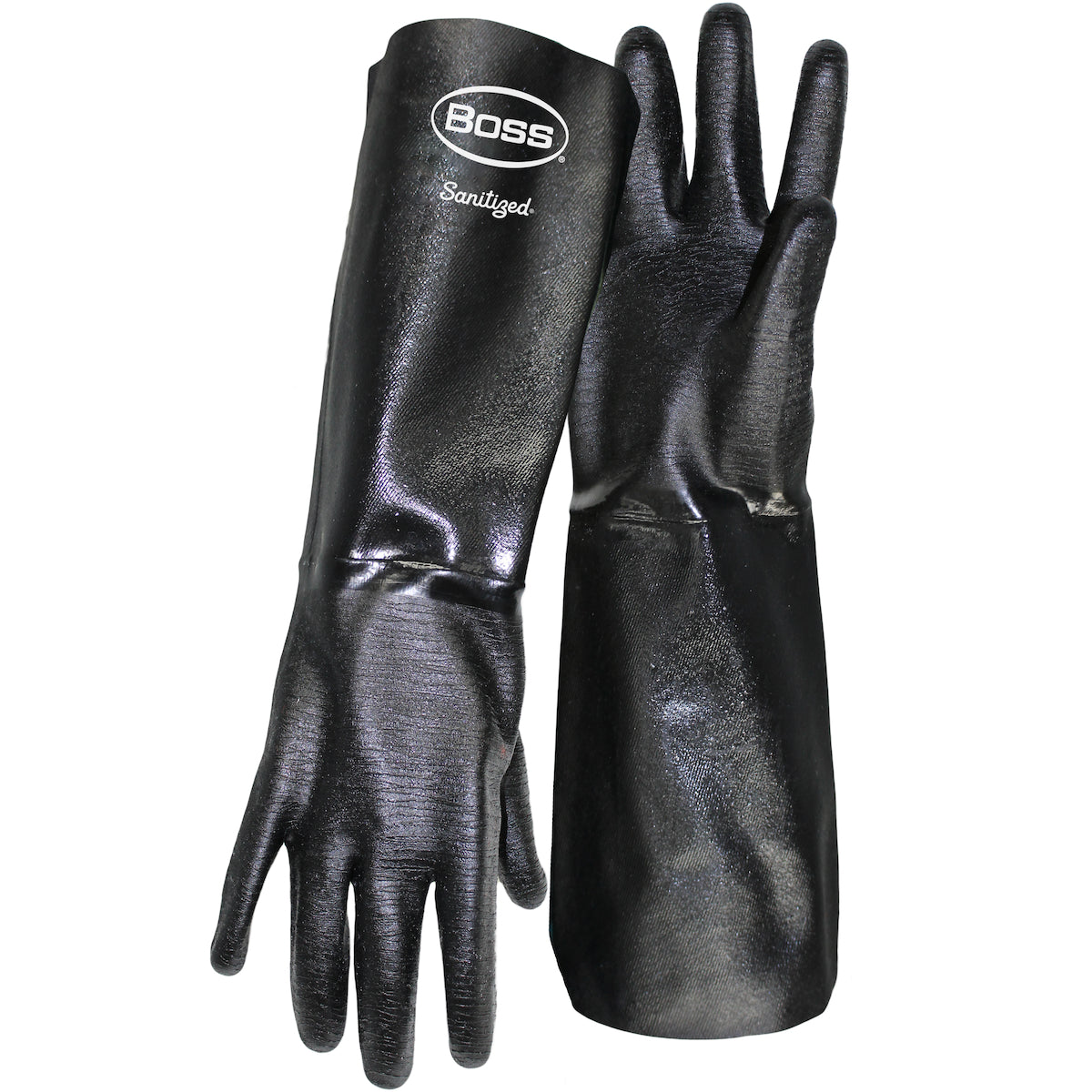 Boss 1SN2539 – 18" Long Heavyweight Neoprene with Flannel Lined and Crinkle Grip