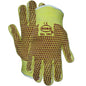 Boss 1TN4100KB – Aramid / Cotton Seamless Knit Hot Mill Glove with Cotton Liner and Double-Sided Nitrile Coating - Knitwrist