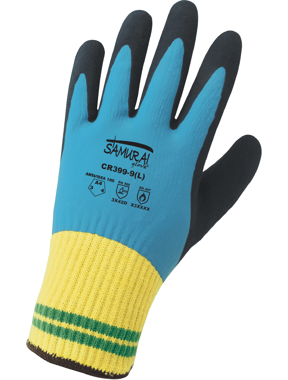 Samurai CR399 Cut Resistant Gloves - cut level A4 - tan