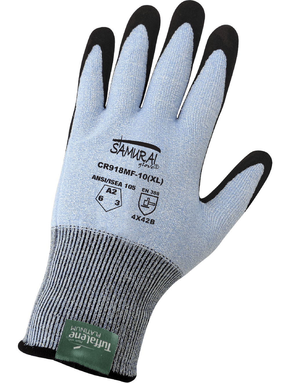Samurai CR918MF Cut Resistant Gloves - cut level A2 - tan