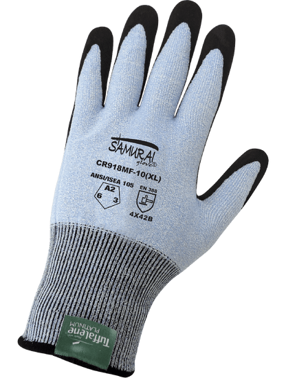 Samurai CR918MF Cut Resistant Gloves - cut level A2 - tan