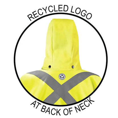 Sustainable X-Back Snap Hood Sweatshirt
