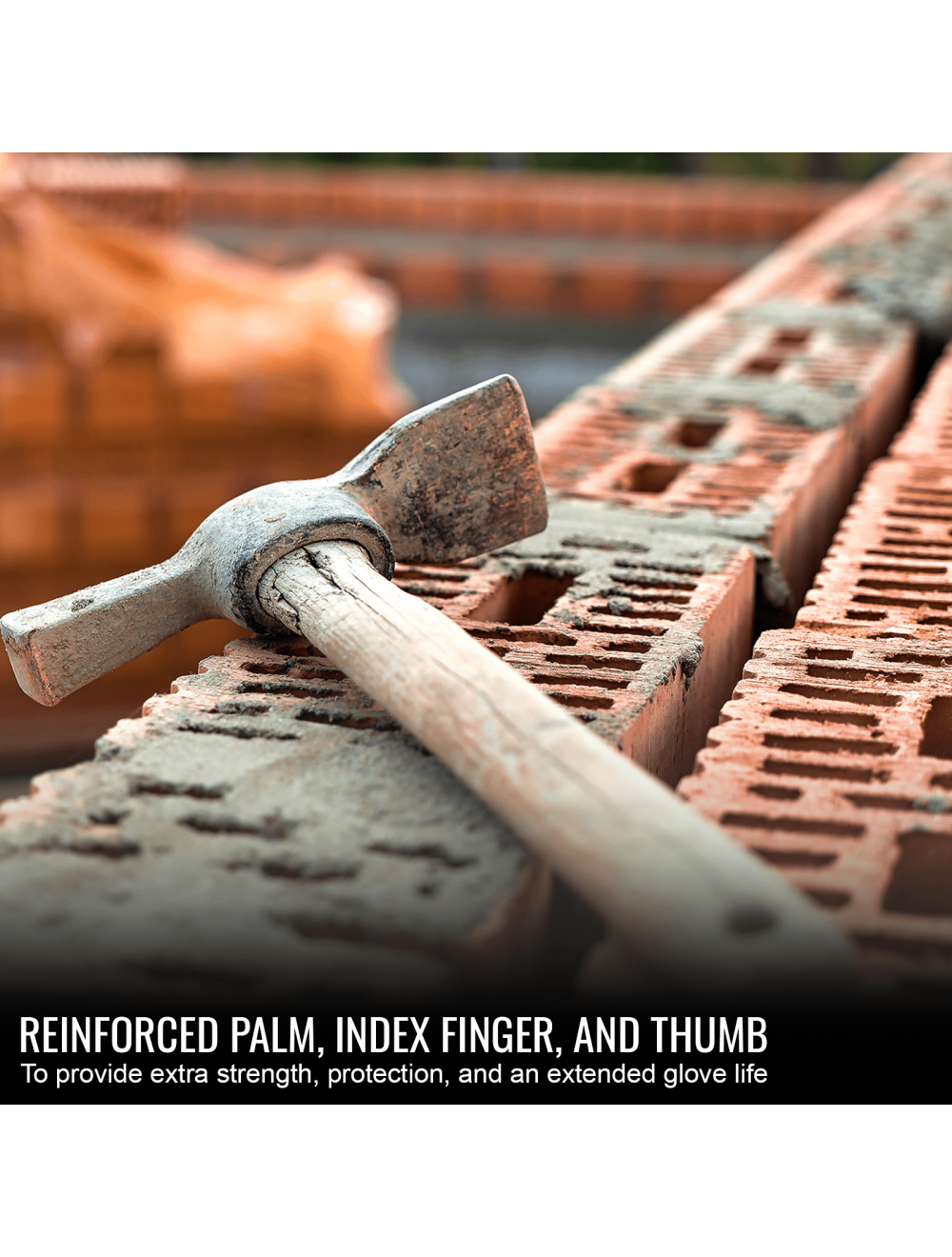 Global Glove - 50MTC - Leather Welding Gloves - cut level A2 - red