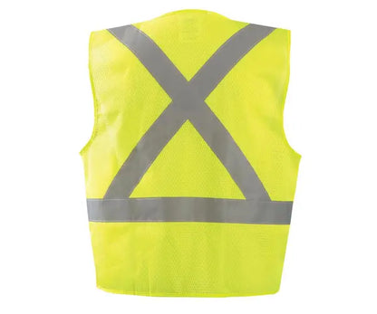 Mesh X-Back Vest W/Zipper
