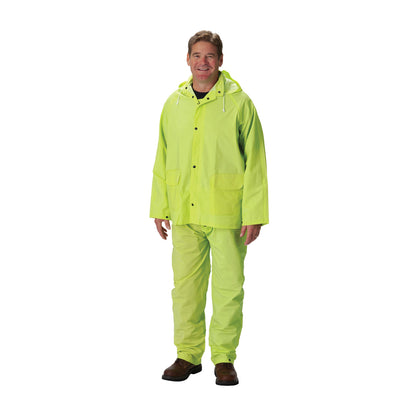 Base35™ Premium Hi-Vis Three-Piece Rainsuit - 0.35mm