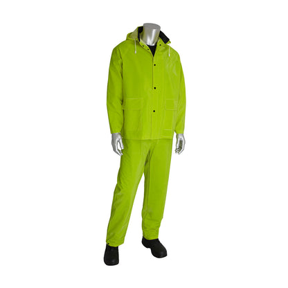 Base35™ Premium Hi-Vis Three-Piece Rainsuit - 0.35mm