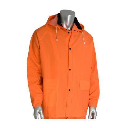 Base35™ Premium Hi-Vis Three-Piece Rainsuit - 0.35mm