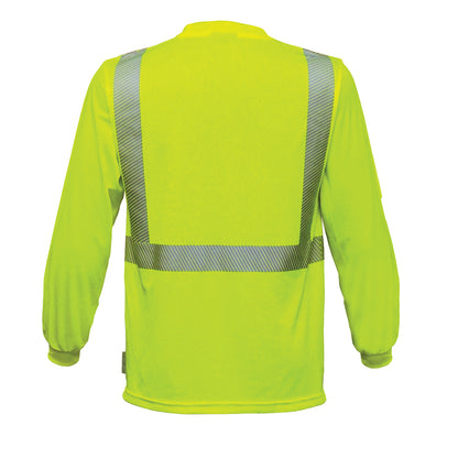 PIP Reflective Apparel 202CT ANSI Type R Class 2 Long Sleeve T-Shirt with 3M™ Scotchlite™ Comfort Trim
