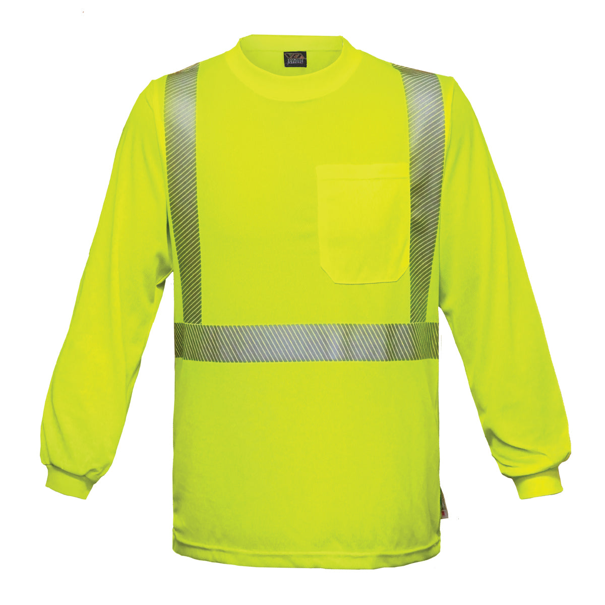 PIP Reflective Apparel 202CT ANSI Type R Class 2 Long Sleeve T-Shirt with 3M™ Scotchlite™ Comfort Trim