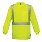 PIP Reflective Apparel 202CT ANSI Type R Class 2 Long Sleeve T-Shirt with 3M™ Scotchlite™ Comfort Trim