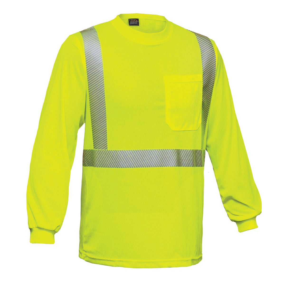 PIP Reflective Apparel 202CT ANSI Type R Class 2 Long Sleeve T-Shirt with 3M™ Scotchlite™ Comfort Trim